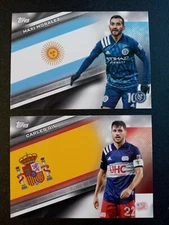 (2) 2020-21 Topps Flags of Foundation Maxi Moralez Argentina # FF-1  