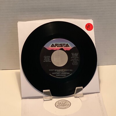 Whitney Houston   Didn't We Almost Have It All Arista   ART- 7182 (AS1-9616)