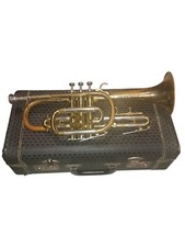 Vintage Brass Cornet With Case