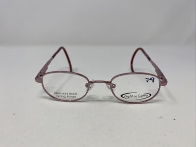 Eight to Eighty Eyeglasses Frames ANGEL 39-17-125 Pink Full Rim 4377
