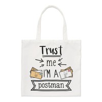 Trust Me I'm A Postbote Regular Tragetasche Lieblings Beste Lustig Witz Shopper