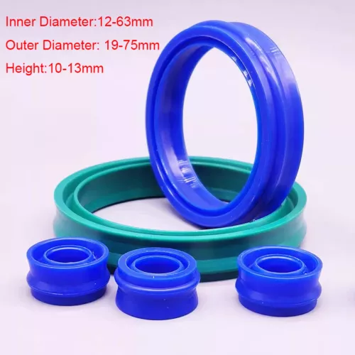 EU Cylinder Piston Oil Sealing Ring Gasket Dust Seal Height 10-13mm Polyurethane