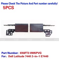 5X New For Dell Latitude 7440 2-in-1 E7440 LCD Hinges L  R Hinge 0X6FT3 0WKPVG