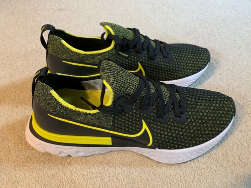 nike react infinity run flyknit yellow