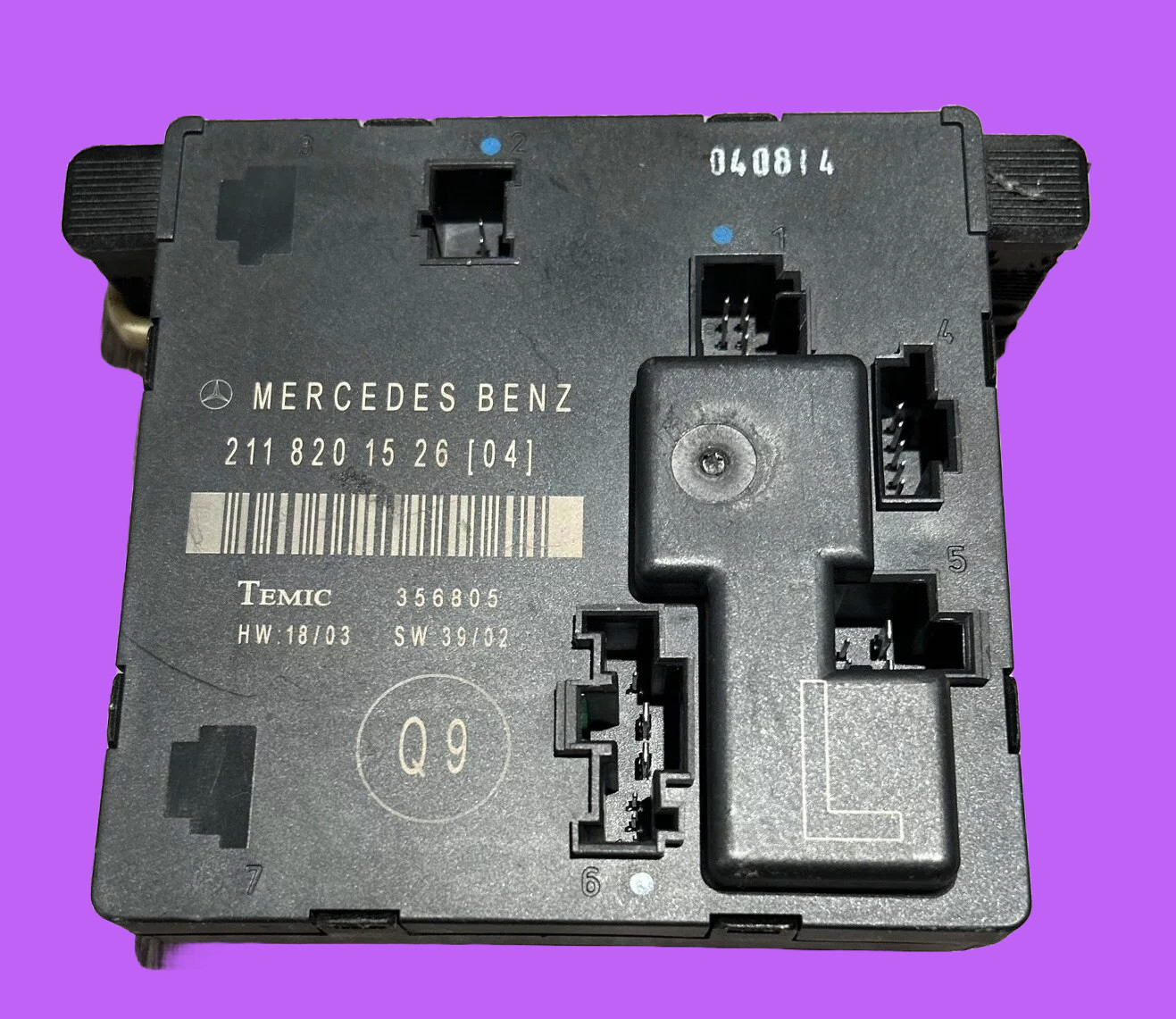 03-06 Mercedes W211 E350 E55 AMG Door Control Module Rear Left 2118704026 OEM