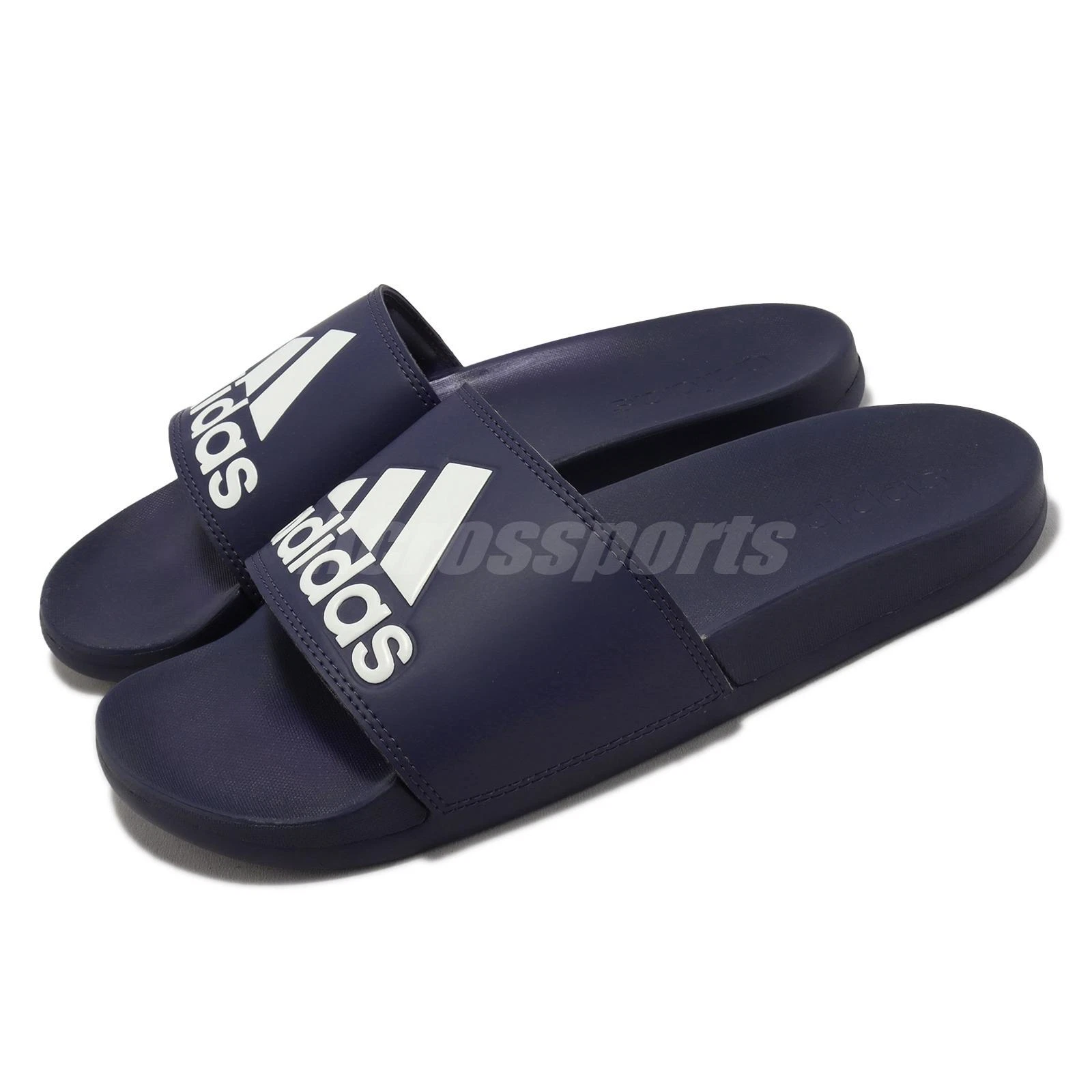 adidas Adilette Comfort Navy White Men Unisex Sandals Slides Slippers H03616