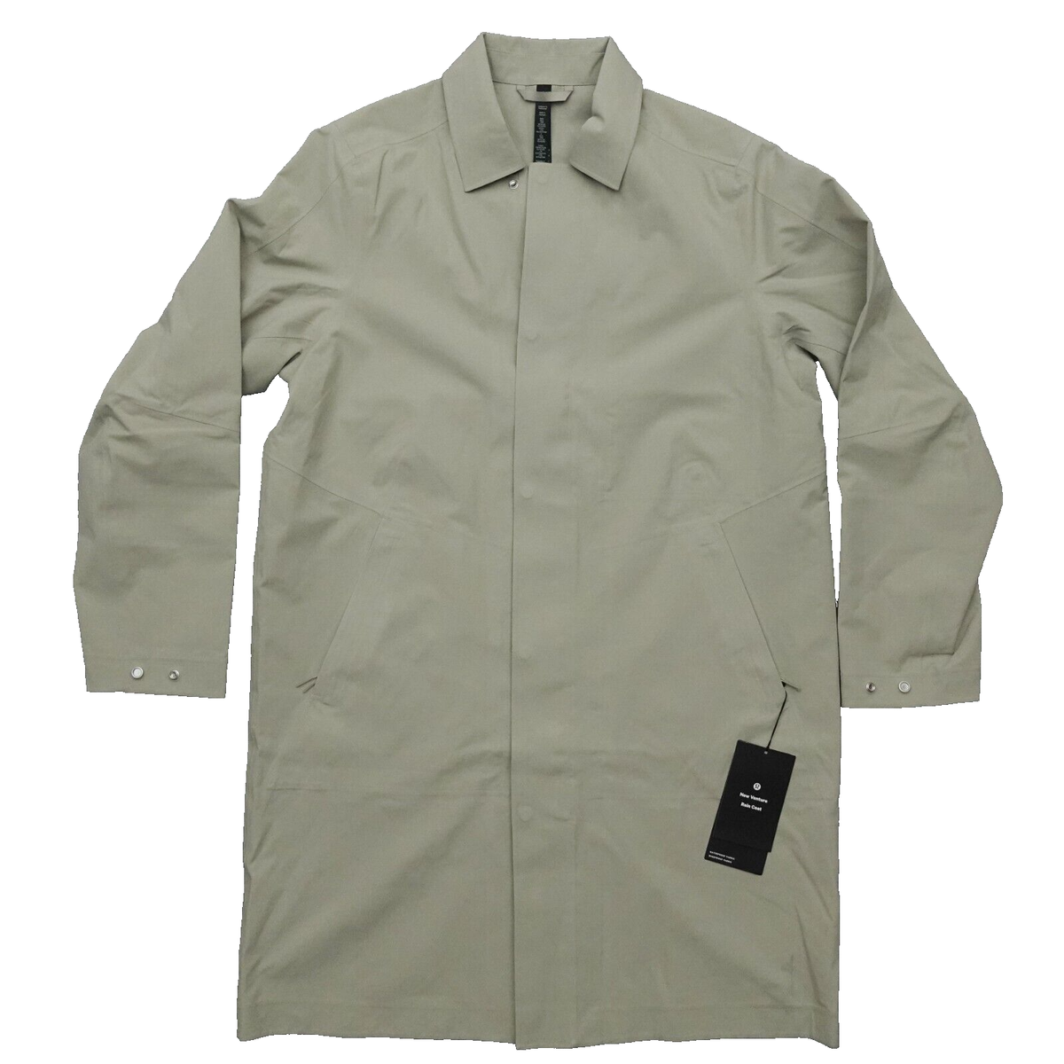 Mens Lululemon New Venture Rain Coat Waterproof Windproof XL RWLI