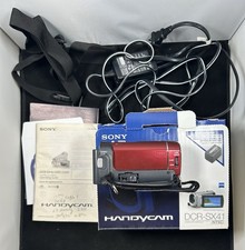 Sony DCR-SX41 Handycam Camcorder Red 60x Optical 2000x Digital Zoom 8GB LCD