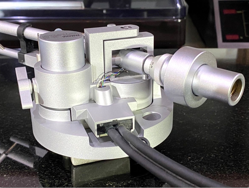 トーンアーム YAMAHA YA-39 現状品 YAMAHA YA-39 S-Shape Tonearm w/ PHONO Cable Main Weight