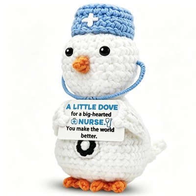 Nurse Graduation Gift, Nurse Appreciation Gifts for Women, Positive Crochet D...