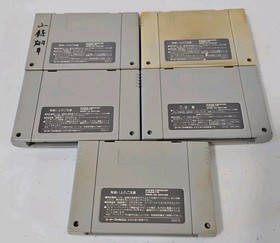 Lot 5 Mario World Kart RPG Collection All-Stars Yoshi's Island SFC Super Famicom