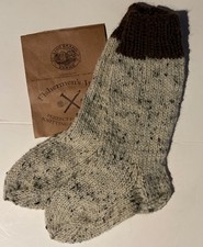 Handmade 100 Fishermen's Wool Socks Size 7-10