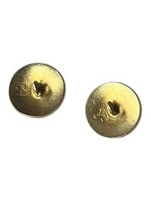 Pair of  Vintage Columbia University School Crest Metal Clothing Buttons Ivy Lg