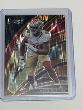 2025 Select Mykel Williams Black And Red Prizm Club Level /899
