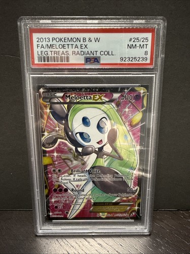 Meloetta-EX graded PSA 8 for sale on eBay