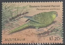 Australia 2023 ground Parrot $1.20 sheet stamp fine used