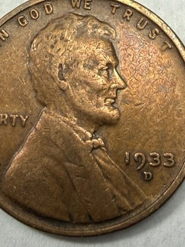 ** 1933-D VF DETAILS LINCOLN CENT- (UPGRADE YOUR SET) PRICED MUCH CHEAPER 🔥 **