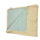 Gymboree Vintage Ducks Veggies Cotton Baby Receiving Blanket Cottontail 1997