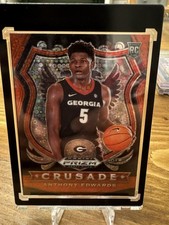 2020-21 Panini Prizm Draft Crusade Anthony Edwards #81 Red Fast Break /125 RC