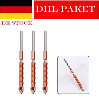 For Creality K2 Plus DE Direct Extruder Nozzle Kit: 0.2-1.0mm Hardened Steel