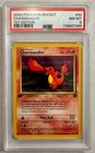 2000 Pokemon TEAM ROCKET 1st Edition CHARMANDER #50 PSA  graded 8 NM-MT