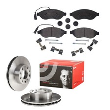 Lot Disques de Frein & Plaquettes en Avant