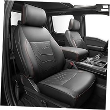 Custom Fit for 2021-2025 Ford F150 Seat Covers 2021-2025 F150 -F450 BLACK