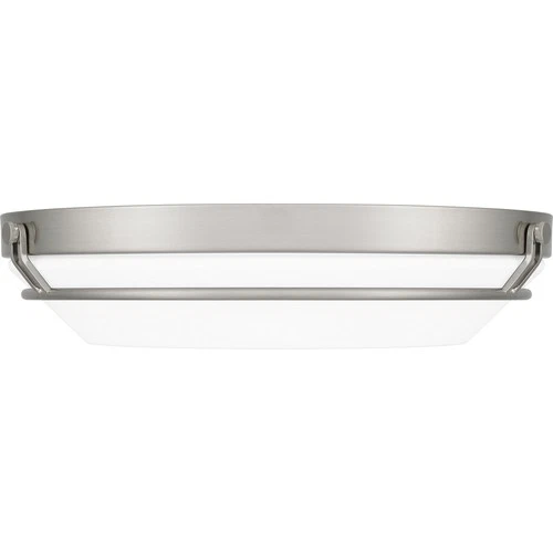 Brushed Nickel LED Flush Mount from the Dunbar Collection - Picture 3 of 5