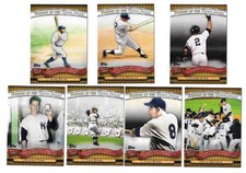 2010 Topps History of the World Series - NEW YORK YANKEES Team Set