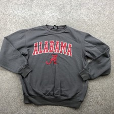 Alabama Crimson Tide Sweatshirt Mens Small Gray NCAA Football Pullover Colosseum
