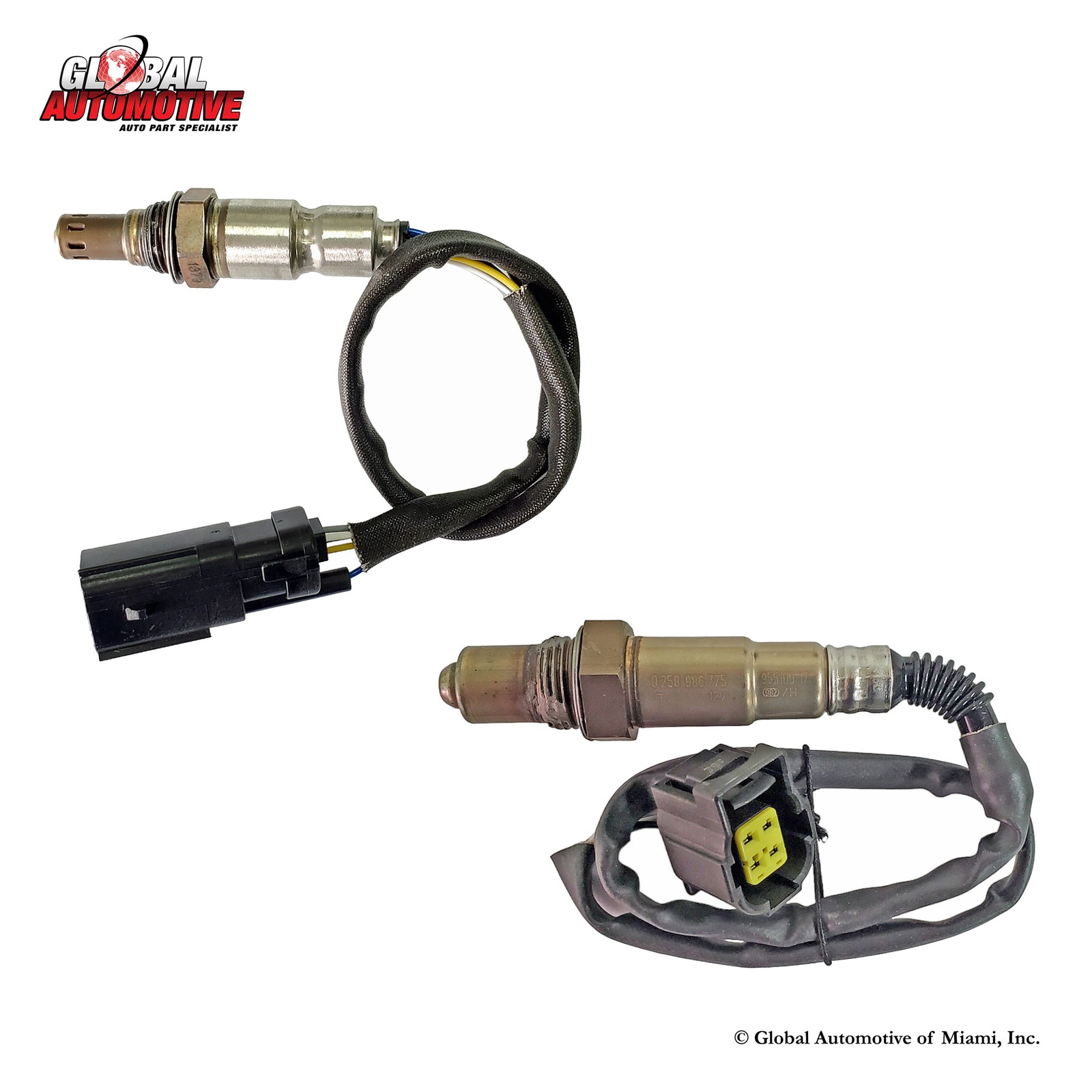 Set of 2 New Bosch Oxygen O2 Sensor for 2016 2017 2018 Fiat 500X 2.4L