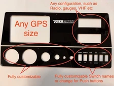 100% Customizable Pathfinder Boat Switch electrical Panel Set. READ DESCRIPTION!