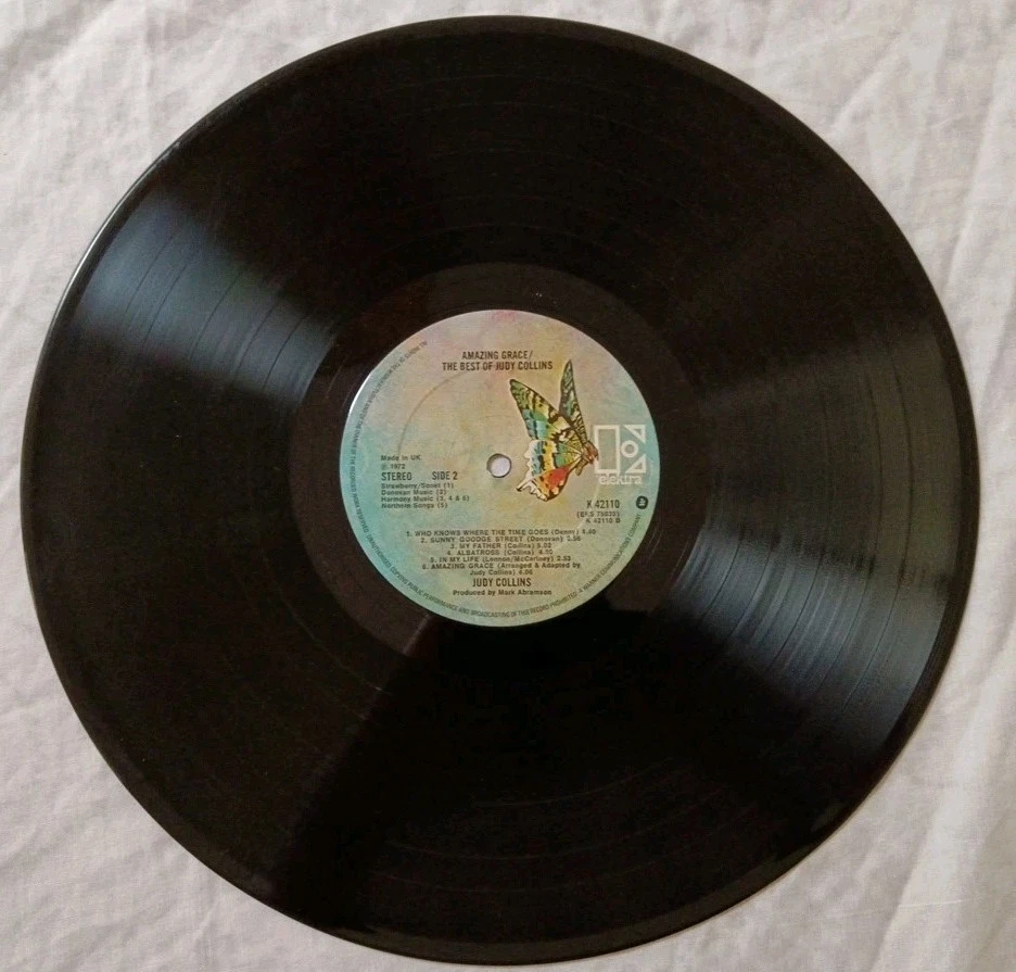 Judy Collins-Amazing Grace:The Best Of Vinyl LP Album.1972 Elektra K 42110. - Image 4 of 4