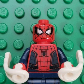 READ LEGO Marvel Spider-Man Web Printed Arms Minifigure from set 76083 SH420