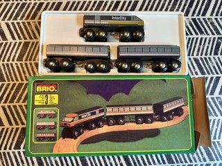 Vintage BRIO 33419 Intercity Made In Sweden Boxed