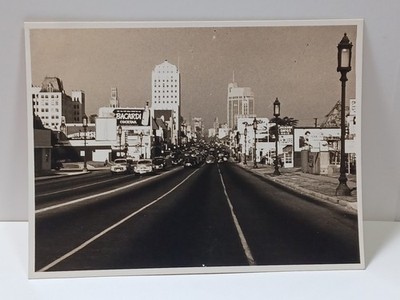 1948 Snapshot Miracle Mile Santa Monica Blvd   3 7/8 '' X 4 7/8'' RRP 684