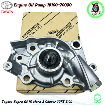 Toyota Supra GA70 Mark 2 Chaser 1GFE 2.0L Genuine Engine Oil Pump 15100-70030