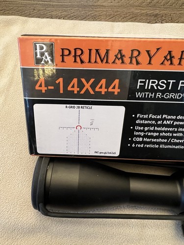 Primary Arms 4-14x44 First Focal Plane Scope With R-Grid 2B Reticle - Picture 10 of 22