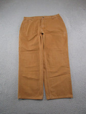 Carhartt B11-BRN Washed Duck Work Dungaree Brown Men s Size 40x30 Workwear