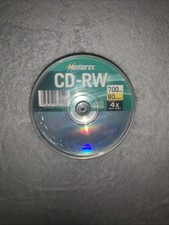25-Pack Memorex CD-RW Rewritable Compact Discs 74 min 650 mb 4x