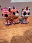 Ty Beanie Babies Lot of 3, Mostly Pink, Names: Zazzy, Magic, Wishful — photo 2