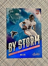 2021 Absolute By Storm Kyle Pitts Spectrum Blue /35 Rookie SSP RC (( RARE ))