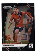 2025 Panini Prizm K League #30 Kang-Hyun Yu Gimcheon Black Prizm 1/1 Sangmu FC