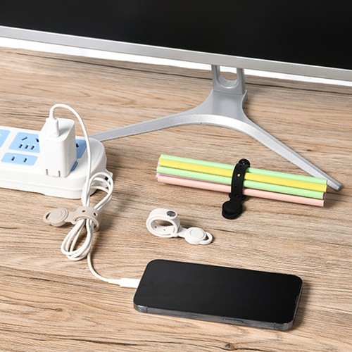 Sustainable Solution Reusable Magnetic Cable Ties in Stylish Silicone Design - Bild 6 von 15