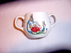 Vintage Wedgwood Peter Rabbit Beatrix Potter Nursery Baby Cup Two Handled Mug — photo 2