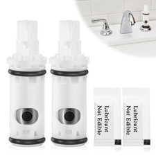 2 Moen 1224 Cartridge Replacement Kit with Lubricant