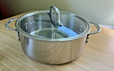 Calphalon SS 5Qt Dutch Oven Stockpot With Lid 4.7L Tri-Ply 8785