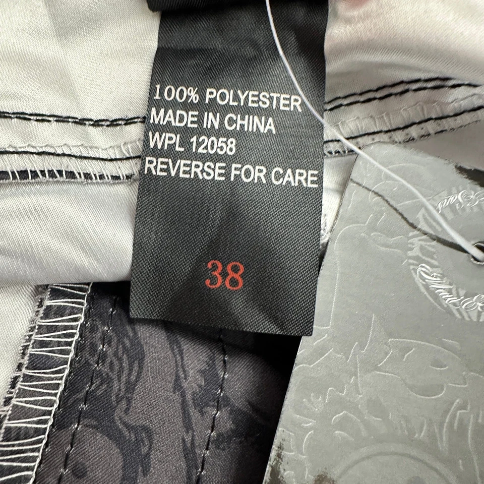 Shorts Maui Sons Masculino Tamanho 38 Skate or Die Gráfico Skatista Board Shorts Y2K Grunge - Imagem 4 de 4