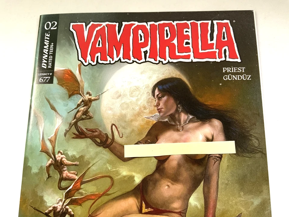 Dynamite VAMPIRELLA (2025) #2 Parrillo Polybag Risque Variant NM (9.4) Ship FREE - Image 2 of 4