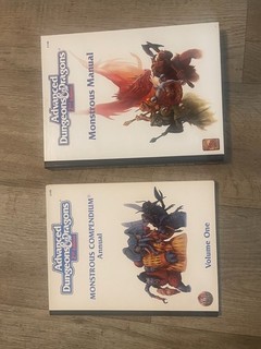 Advanced Dungeons and Dragons 2nd Edition Monstrous Manual & Compendium Annual